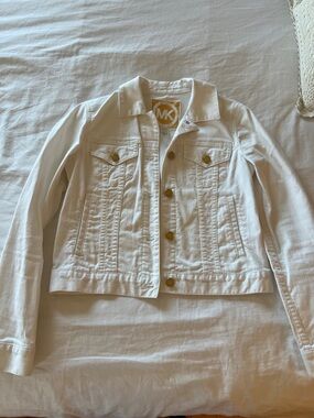 Michael Kors Cropped Jean Jacket